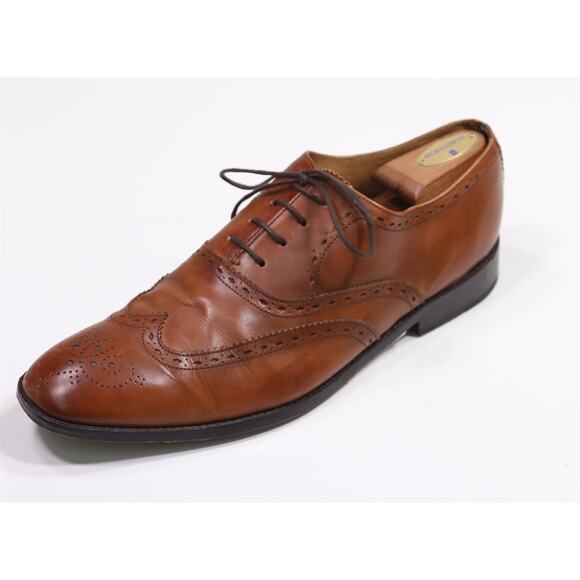 Ben Sherman Brown Wingtip Oxford Leather Dress Shoes Mens 12 main image 10